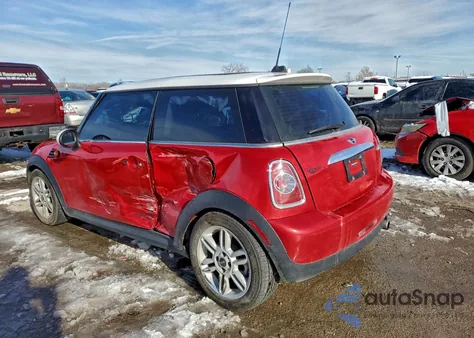 2012 Mini Cooper z USA, uszkodzony, nr VIN WMWSU3C55CT254843